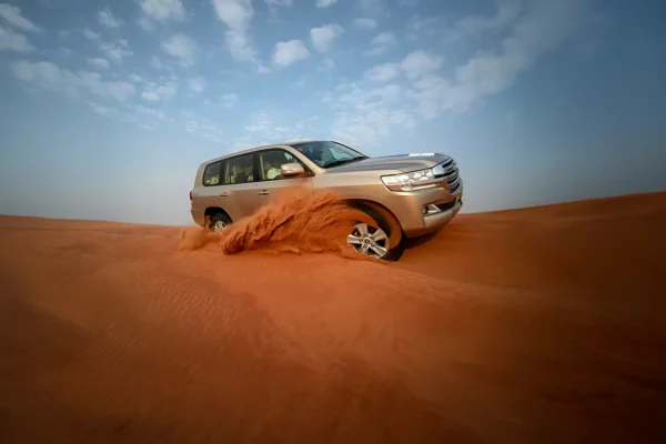 Morning Desert safari 30 Min Quad Bike Camel Ride Sand Board
